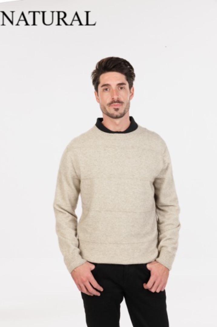 Native World Merino Possum Ripple Stitch Sweater image 2